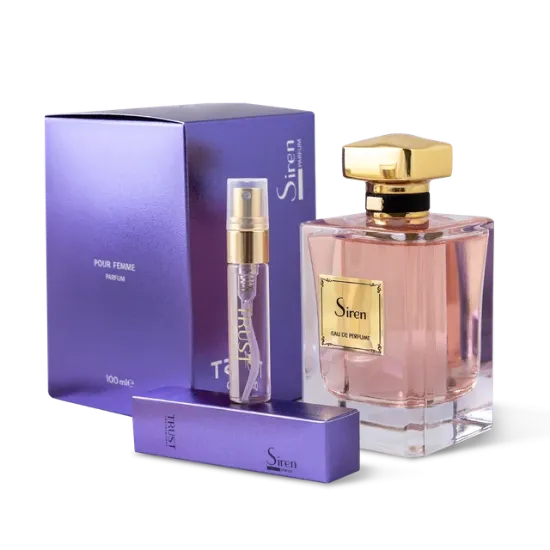 تصویر  ادوپرفیوم زنانه تراست مدل Siren حجم 100 میلی‌لیتر | مشابه Tresor Midnight Rose